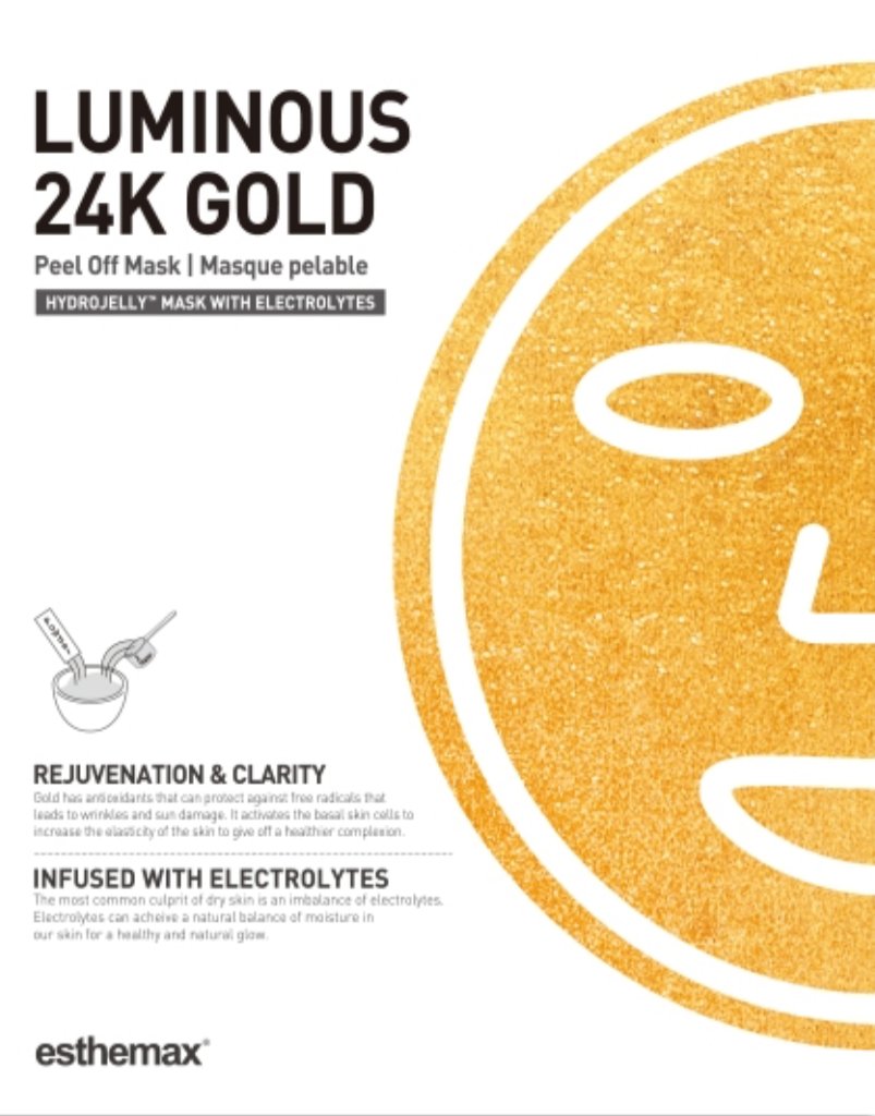 LUMINOUS 24K GOLD HYDROJELLY™ MASK (Pack of 2) - MY SKIN SPOT