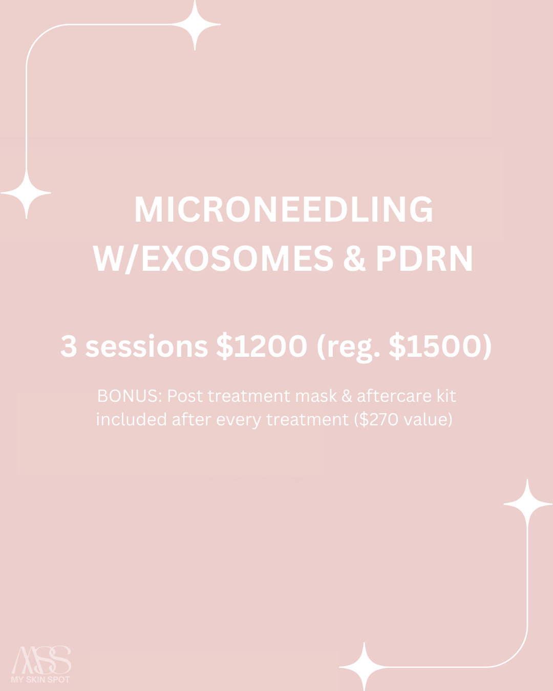 MICRONEEDLING WITH EXOSOMES (PACKAGE OF 3) - MY SKIN SPOT