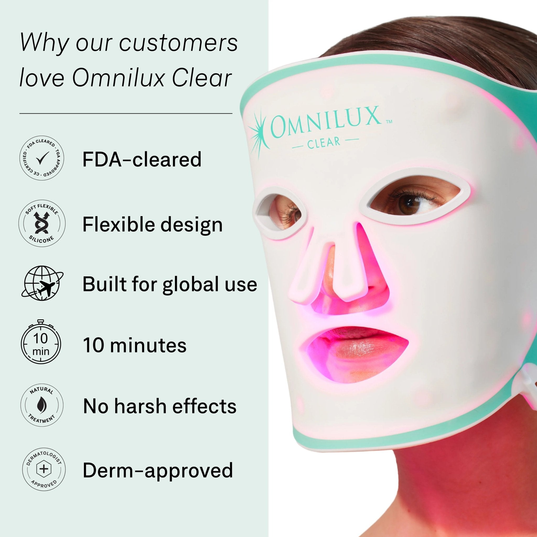 OMNILUX Clear Mask - MY SKIN SPOT