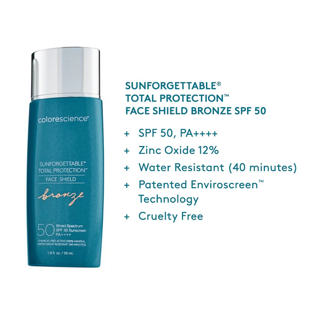 Sunforgettable® Total Protection™ Face Shield Bronze SPF 50 - MY SKIN SPOT