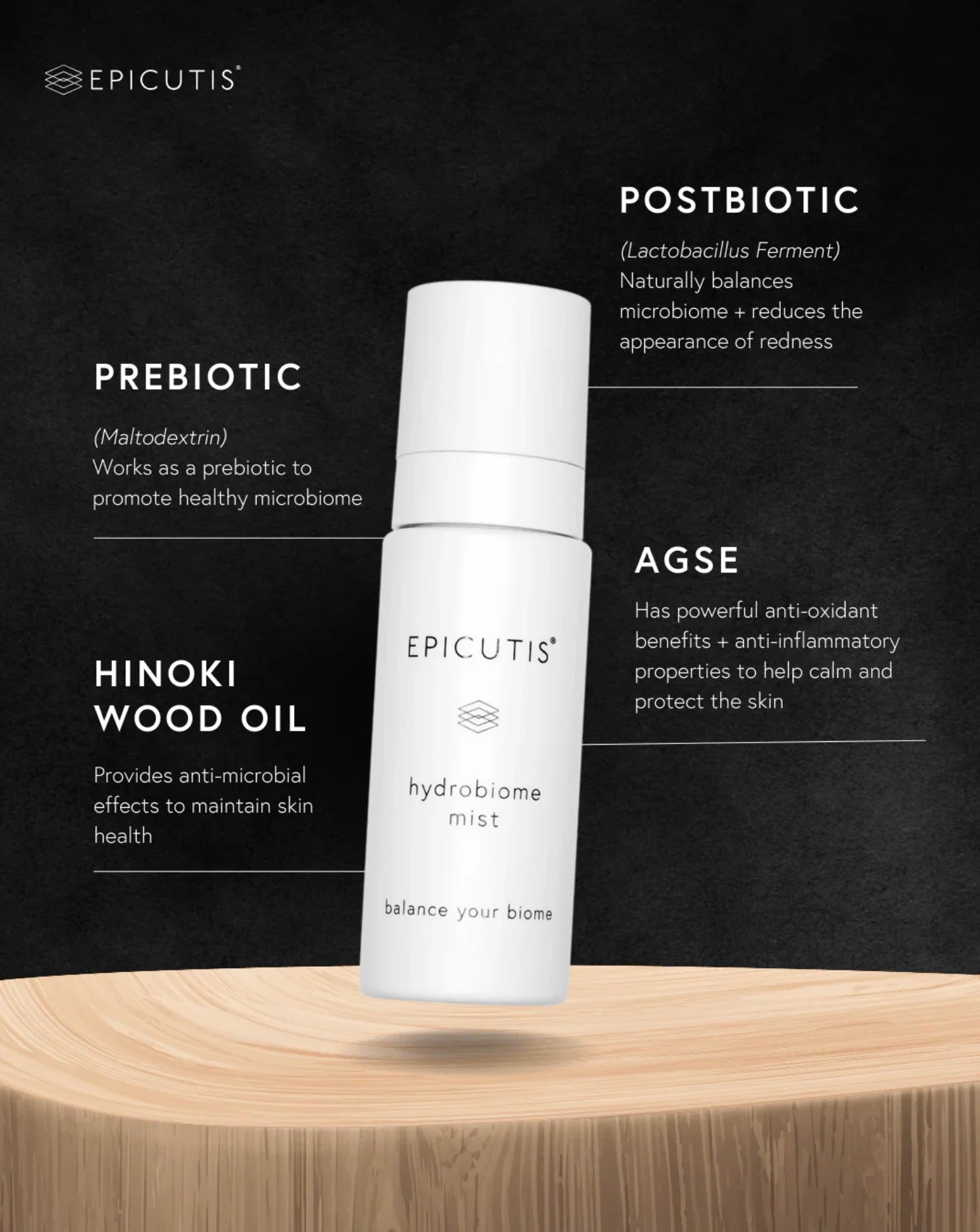 EPICUTIS Hydrobiome Mist - MY SKIN SPOT